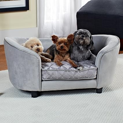 Amazon Com Enchanted Home Pet Quicksilver Pet Sofa Bed 34 By 3
