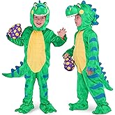 Spooktacular Creations Halloween Dinosaur Costume Kids, T-Rex Costume Toddler with Egg for Baby Child Halloween Dressup Party