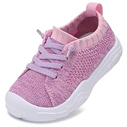 LeIsfIt Toddler Girls Boys Shoes Lightweight