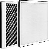 Europa Air Purifier Filter Replacement HEPA Filter Compatible For Afloia Europa Air Purifiers, H13 3-Stage Filtration Activated Carbon Air Clean VOCs Odor, 2-Pack