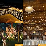 Ollny 50m 500 LED Outdoor Christmas Tree Lights Warm White with Remote view 6
