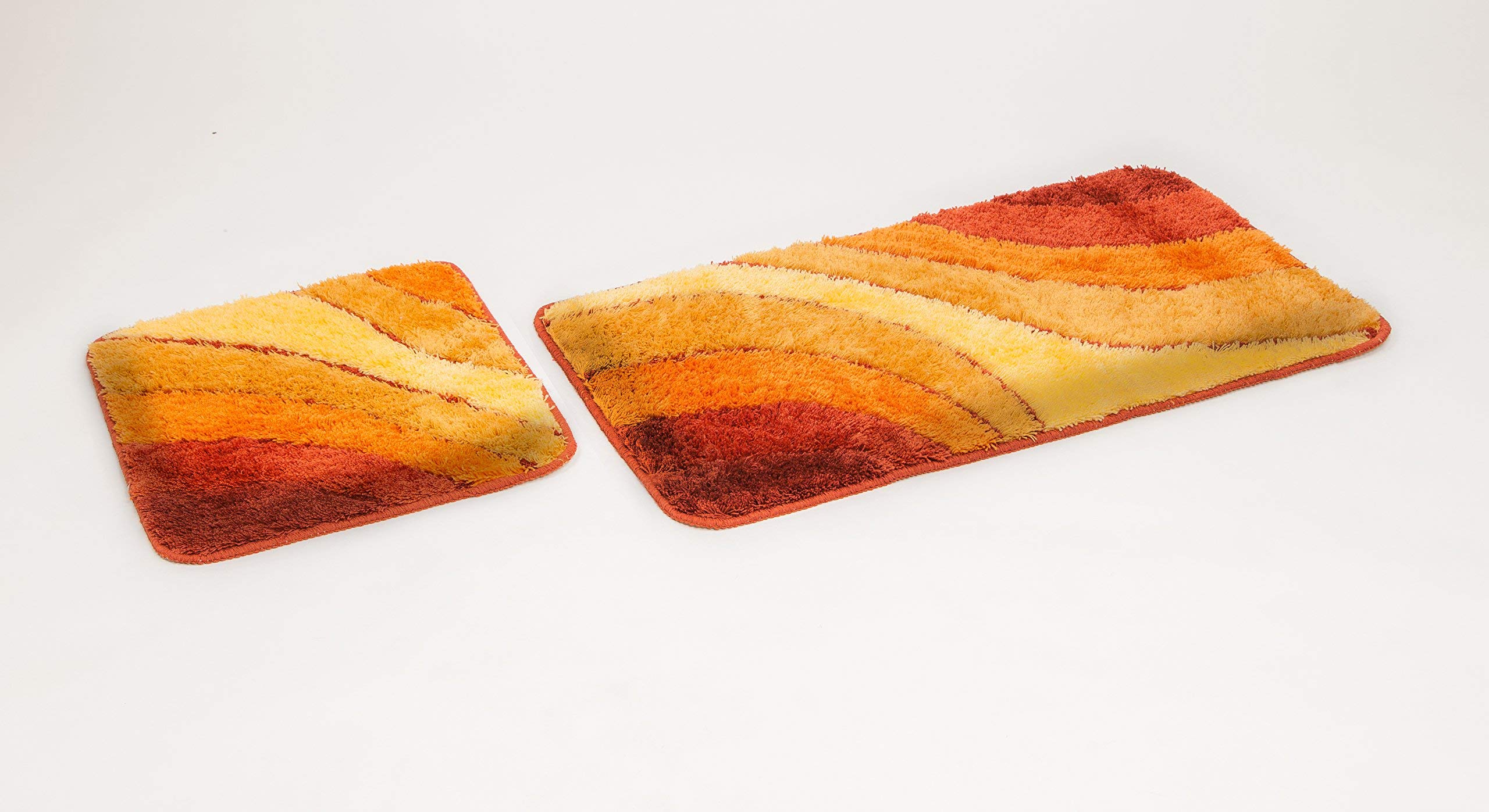 Goodway 2 Piece Bath Mat Set Terra, Bathroom Accessory