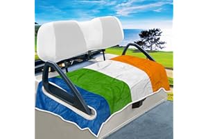 YOKYHOM Summer Golf Cart Seat Covers, Universal Golf Cart Front Seat Towel/Blanket Fit for EZGO/Yamaha/Club Car and More Golf Carts, Keeps Your Seat Cool and Clean, 100% Microfiber, 51''x 31''