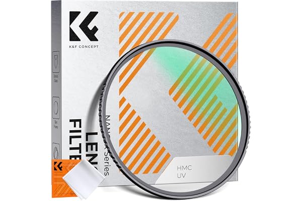 K&F CONCEPT 67mm MCUV Lens Protection Filter Ultra Slim 18 Multi-Coating | Optical Glass UV Lens Filter with Cleaning Cloth (K-Series) FV301