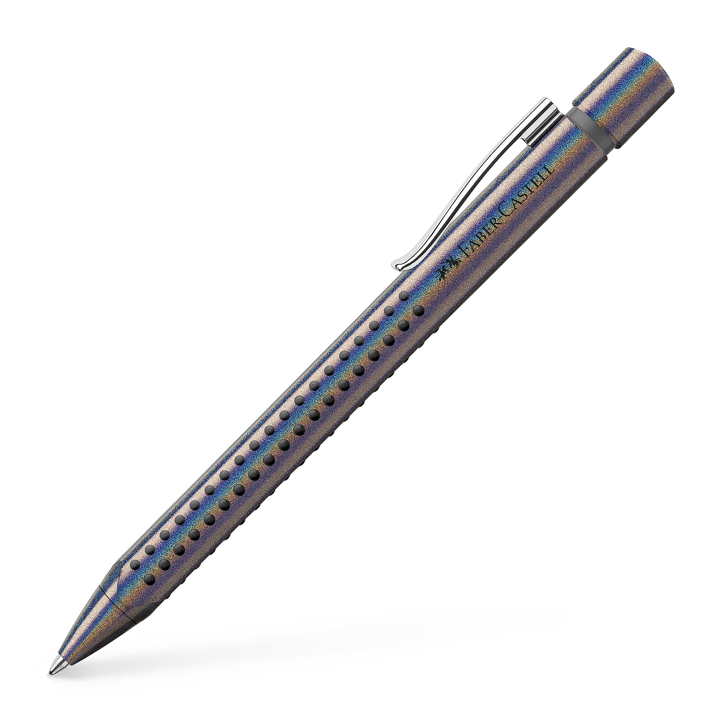 Faber-Castell Ball Pen Grip Edition Glam - XB, Silver Glam Colour