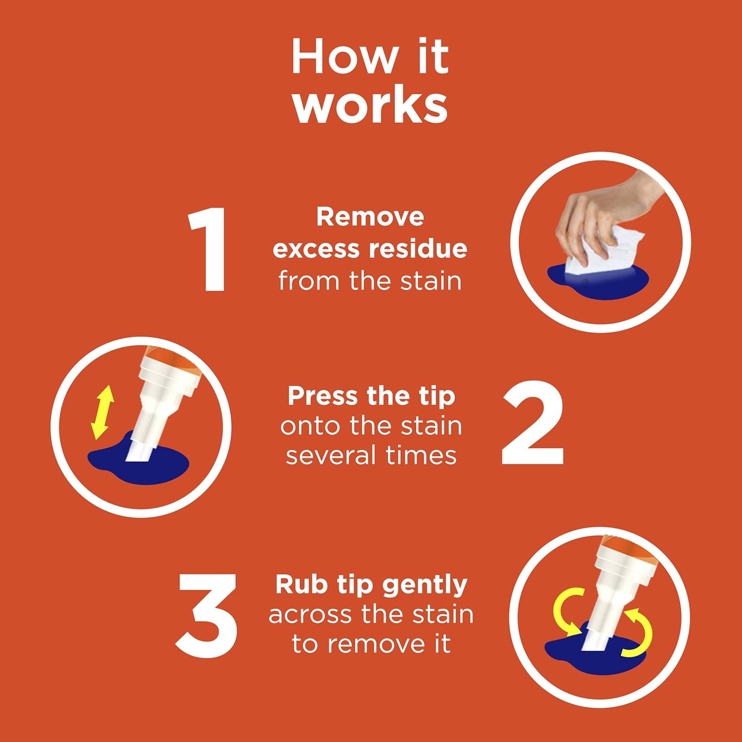 Tide To Go Instant Stain Remover, 3 Count: Health & Personal Care