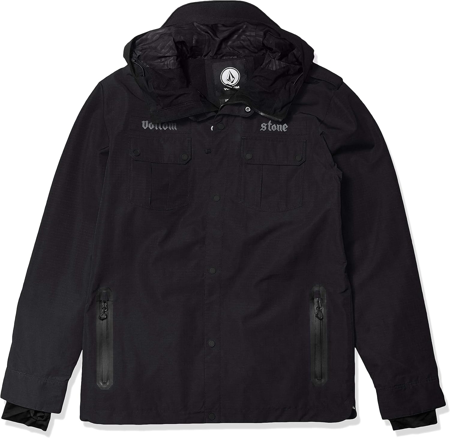 Volcom Men's Creedle2stone Military Style Snow Jacket: Clothing