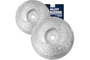 Five Oceans Rudder/Trim Tab Disc Anode, Aluminum & Zinc Alloy