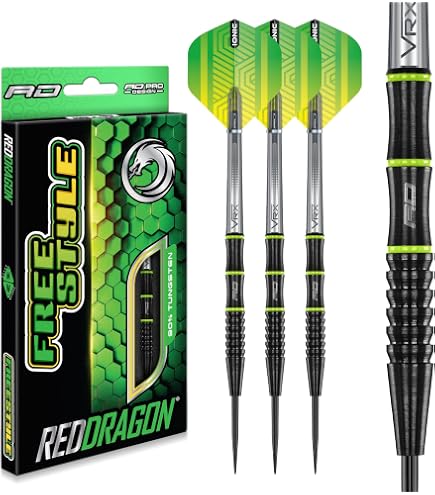 Fléchettes Red Dragon Penetrator - Tungstène 95% - Poids 23g Ou 25g - Set Professionnel Avec Pointe Acier
