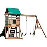 cedar cove wooden swing set