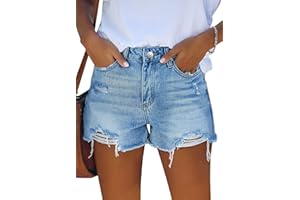 MODARANI Denim Shorts for Women Distressed Jean Shorts Ripped Summer Hot Short
