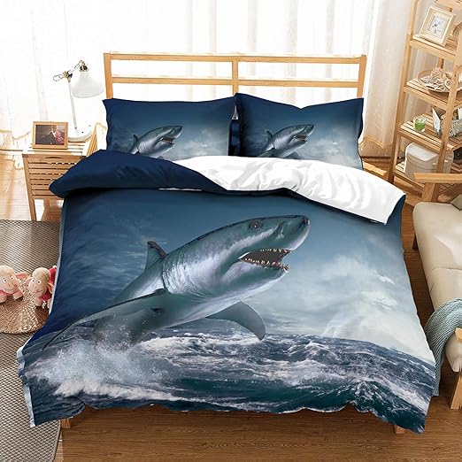 kids shark comforter
