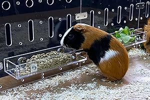 GuineaLoft™ Food Feeder - Say Goodbye to Traditional Bowls! The Ultimate Feeder for Small Pets Like Guinea Pigs, Rabbits and Chinchillas. Designed & Made by Seasoned Owners - Guinea Loft Exclusive