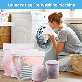 GOGOODA 7PCS Mesh Laundry Bags Delicates Wash Bags Durable Zippered Set view 7
