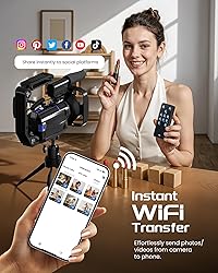 5K Video Camera Camcorder, UHD 64MP Vlogging Camera