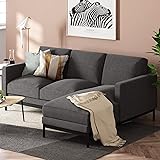 ZINUS Logan Reversible Sectional Chaise, L-Shaped