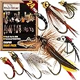 RoxStar Fishing Fly Shop | Trophy Trout Fly Assortment | Wet & Dry Trout Flies | Gift Box Included. | Proudly Made in The USA…