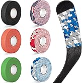 Deekin 6 Rolls Hockey Tape USA Flag Camo Lacrosse Stick Tape | Tightly Woven Cotton Build, Waterproof Non Slip Grip, 27 Yard Length, for Hockey Sticks, Lacrosse Bats and Sports Equipment