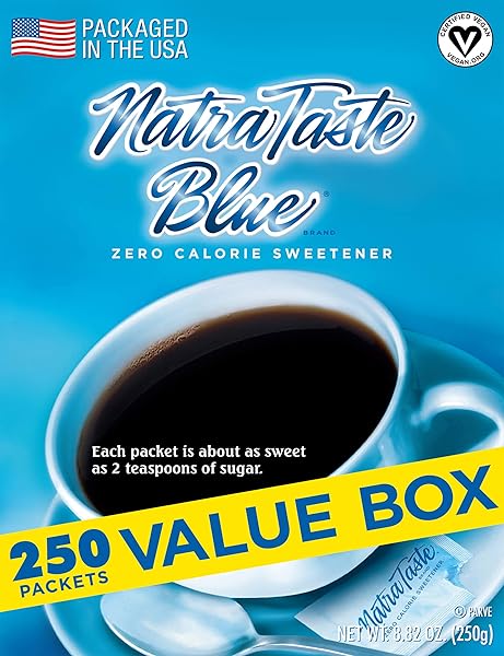 NATRA TASTE BLUE ZERO CALORIE SWEETENER, 8.82 OUNCE