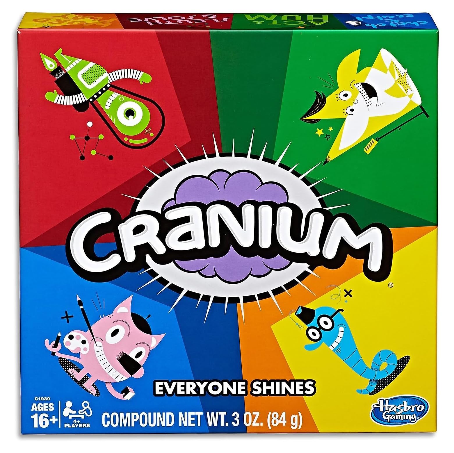 Goliath Games Cranium - Original Edition | Spell, Solve, Act & Draw Your Way to Victory! | The Original Brainy Board Game | For 4+ Players Ages 12+