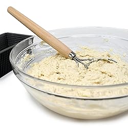 Norpro Scandinavian Dough Whisk 12" x 3.25" x