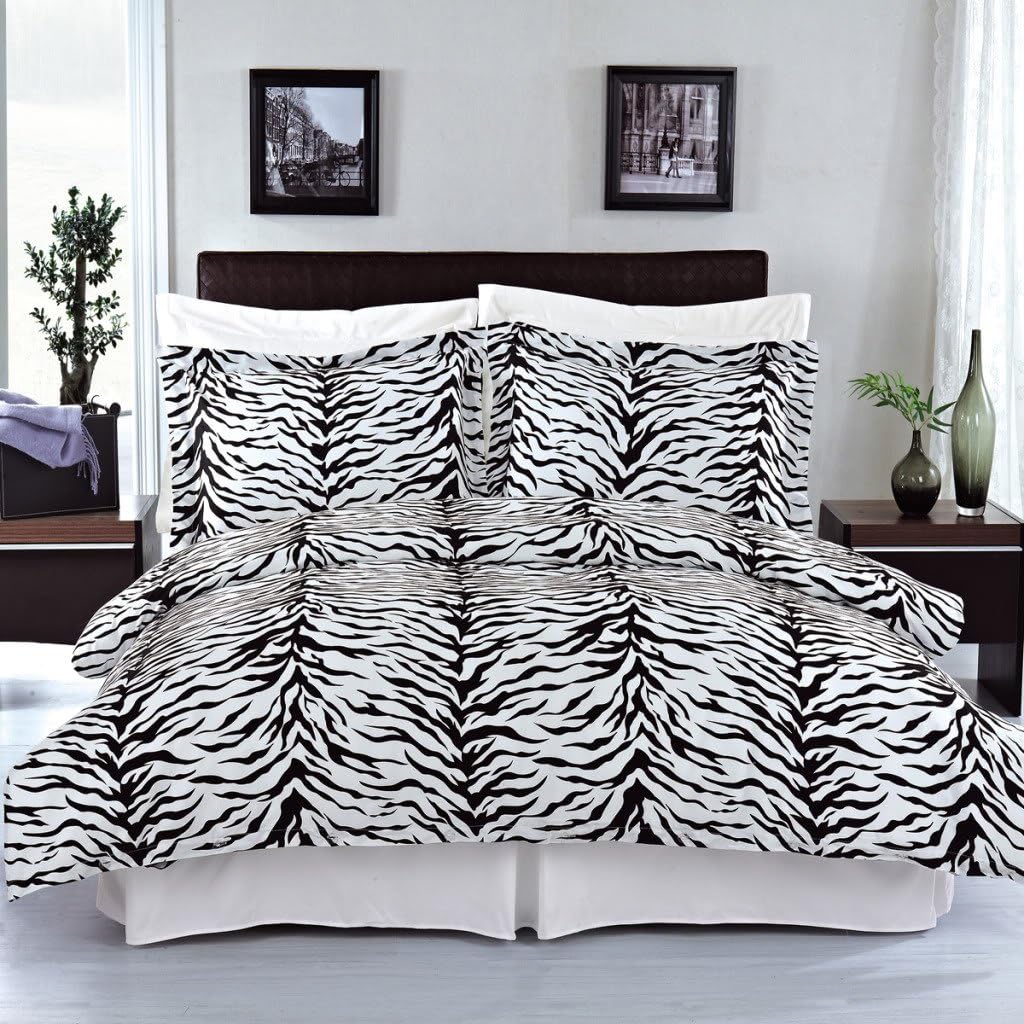 Luxurious Zebra 4 Piece (4PC) California King Size