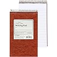 Ampad Gold Fibre Retro Writing Pad, Red Cover, White Paper, 5 x 8, Medium Rule, 80 Sheets, 1 Each (20-007)