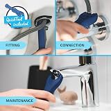 GROHE QuickFix Start Wash Basin Mixer Tap Chrome 28 mm Ceramic Cartridge 0.4 bar view 4
