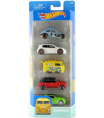 Amazon.com: Hot Wheels Volkswagen 5 Pack : Toys & Games
