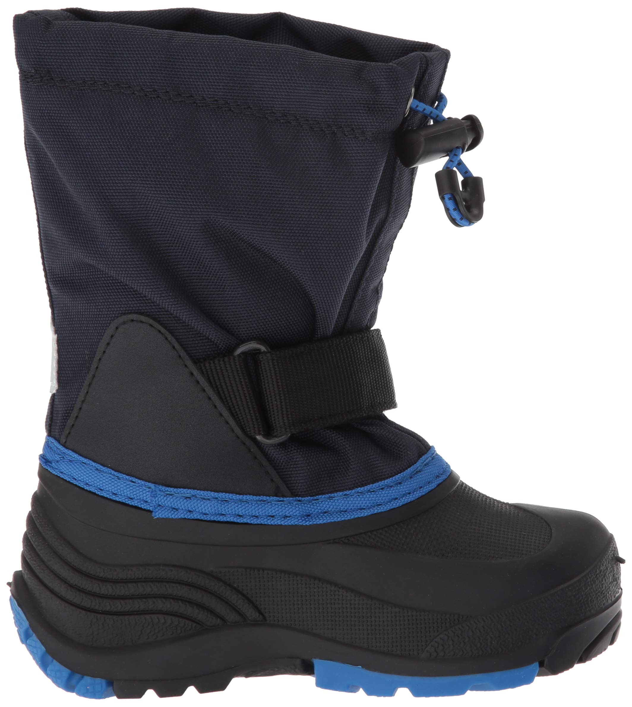 Kamik Waterbug 5 Kids Winter Adventure Boots - Waterproof Snow Boots - Insulated Winter Footwear for Kids - Navy/Blue - 5 Big Kid