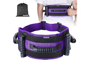 HOOMTREE Gait Belts Transfer Belts for Seniors Transfer Belt with One-Click Buckle,Nursing Gate Belts Medical with Padding Handle for Elderly,Patient,Pediatric,Handicap,Physical Therapy