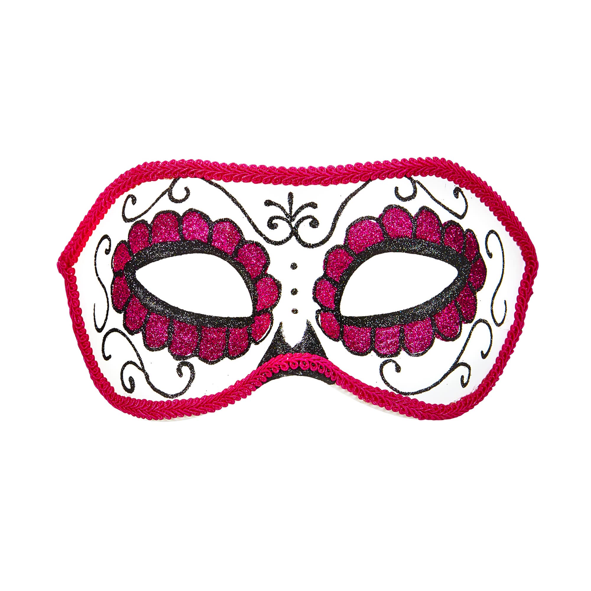 Widmann vd-wdm03855 Unisex Dia De Los Muertos Mask, Multicoloured, One Size