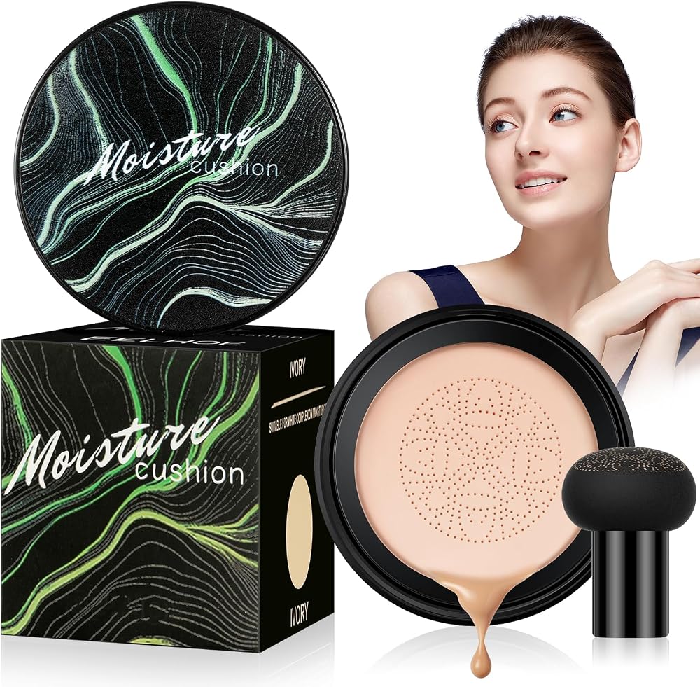 LOPHE Mushroom Head Air Cushion CC Cream Moisturizing Oil Control Foundation