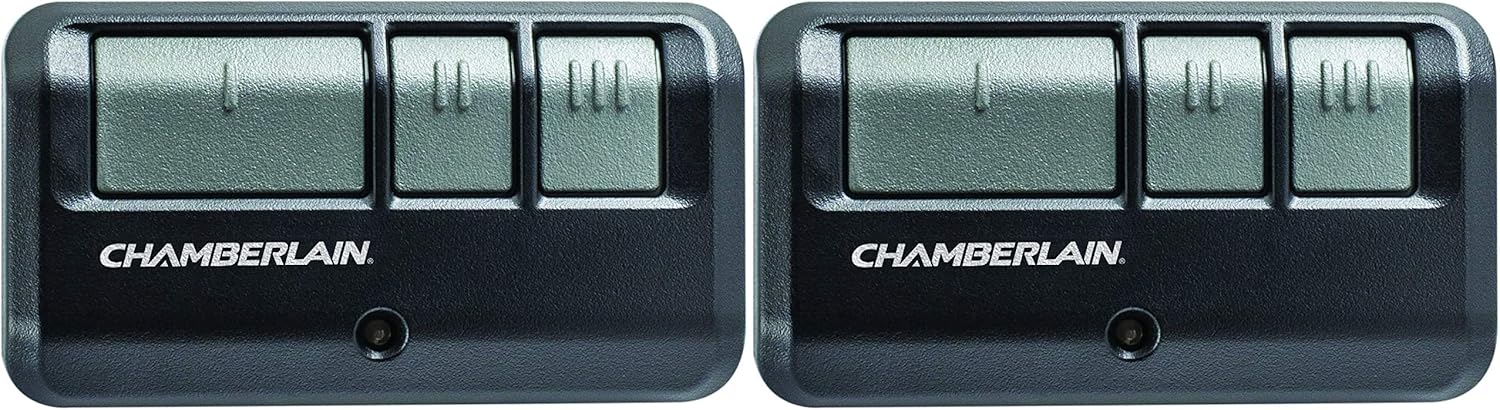 Chamberlain Group G953EV-P2 Chamberlain/LiftMaster/Craftsman 953EV-P2 3-Button, Security +2.0 Compatible, Includes Visor Clip Garage Door Opener Remote - Garage Door Remote Controls - 