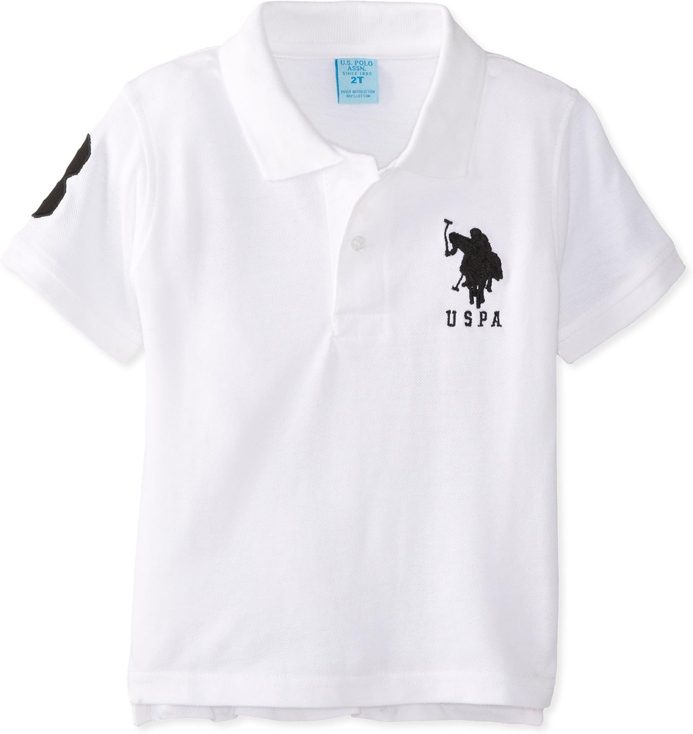 Little Boys' Solid Short Sleeve Polo Shirt Polo Shirts Clothing
