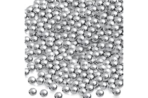 OIIKI 400 PCS Paint Mixing Balls, 316 Stainless Steel Ball for Mixing Paint, 0.12 Inch/ 3 mm Nail Polish Bearing Balls, Replacement Balls for Mixing Model Paints