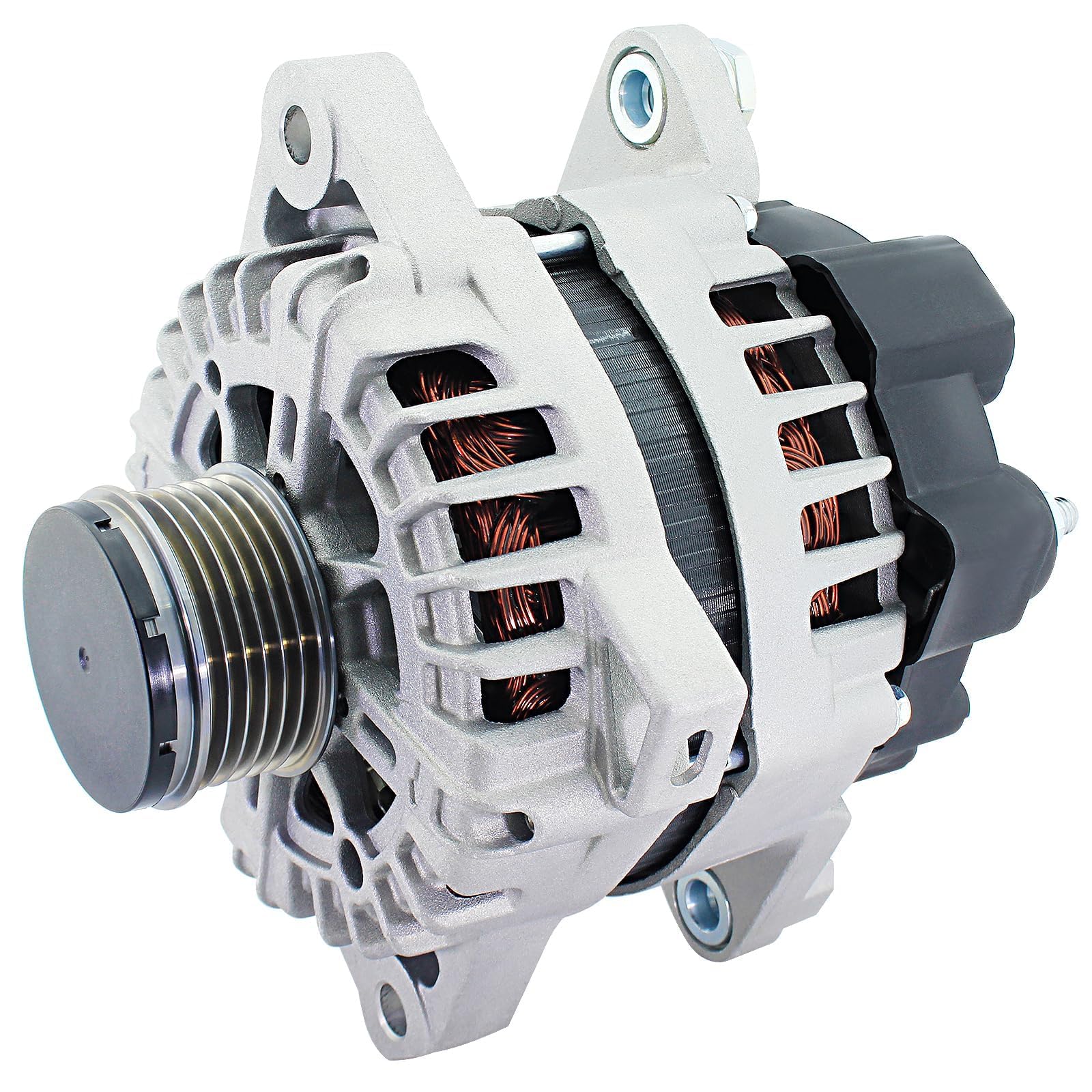 Photo 1 of Alternator Replacement New For 2014 2015 Kia Optima, 2012-2014 Sorento, 2014 Hyundai Sonata, 2013-2016 Santa Fe Sport, 2.0 2.4L, 37300-2G800 37300-2G850 37300-2G855 37300-2G950 11710N