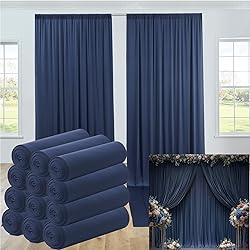 60ftx12ft Wrinkle Free Navy Blue Backdrop