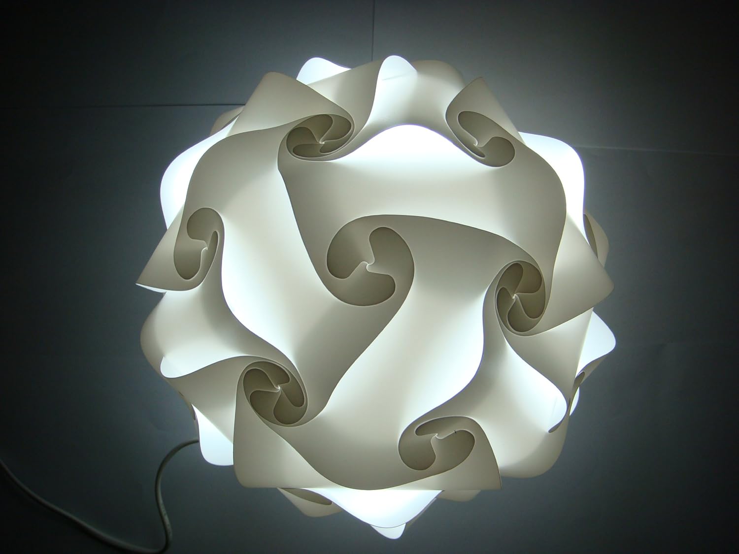 Retro Puzzle Lampshade, Medium 28 To 30 Centimeter Puzzle Lightshade