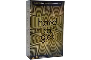 Spin Master Games, Hard to Get, Find The Secret Word Clue Card Game with Hilarious & Challenging Prompts, Easy Indoor Activity, for Adults & Teens, 2-10 Players, Ages 14 & Up