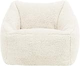 icon Natalia Teddy Fleece Kids Bean Bag Chair Cream Filling Included view 7