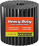 LAVEVE Corrugated Metal Garden Edging 10" x