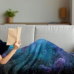 Ambesonne Outer Space Soft Flannel Fleece Throw