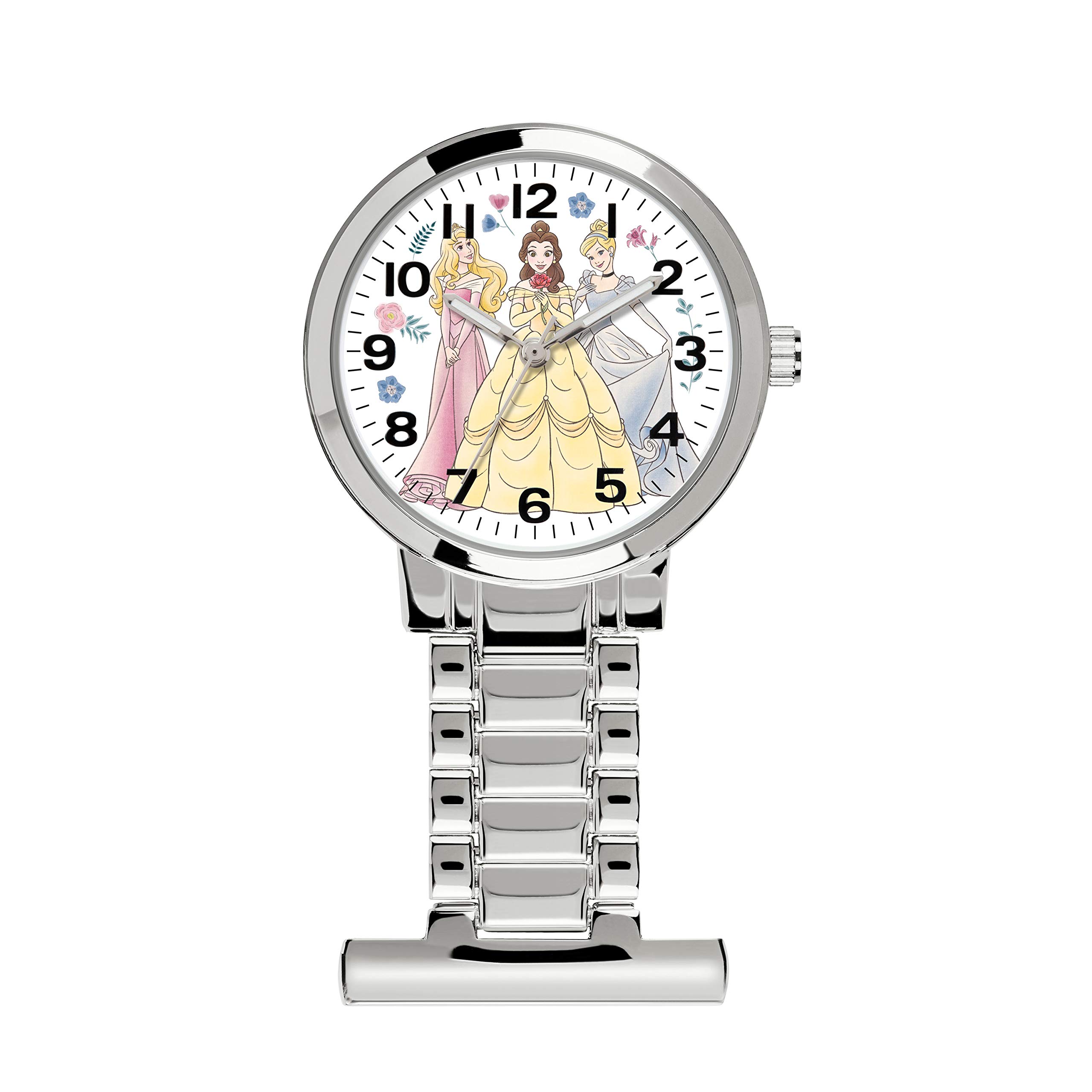Disney Princess Women's Analogue Quartz Watch with Metal Strap PN3000ARG