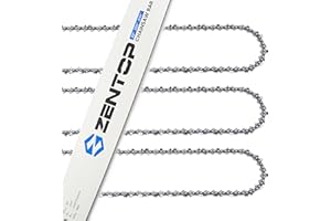 ZENTOP 20 Inch Chainsaw Bar and Chains, .050'' Gauge .325" Pitch 78DL Fits Echo CS-490/440, Husqvarna 450, Craftsman 358.35020/358.35021, Ryobi RY10518 and More