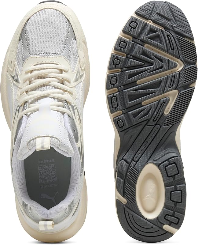 Unisex MILENIO TECH Sneaker, White-Warm White Silver, 43 EU — Foto 4 von 4