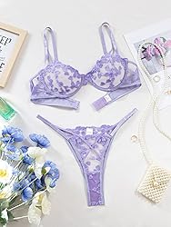 Lilosy Sexy Cute Underwire Push Up Strappy Heart