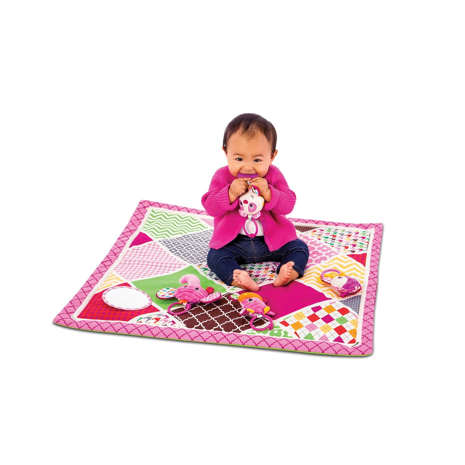 infantino play mat pink