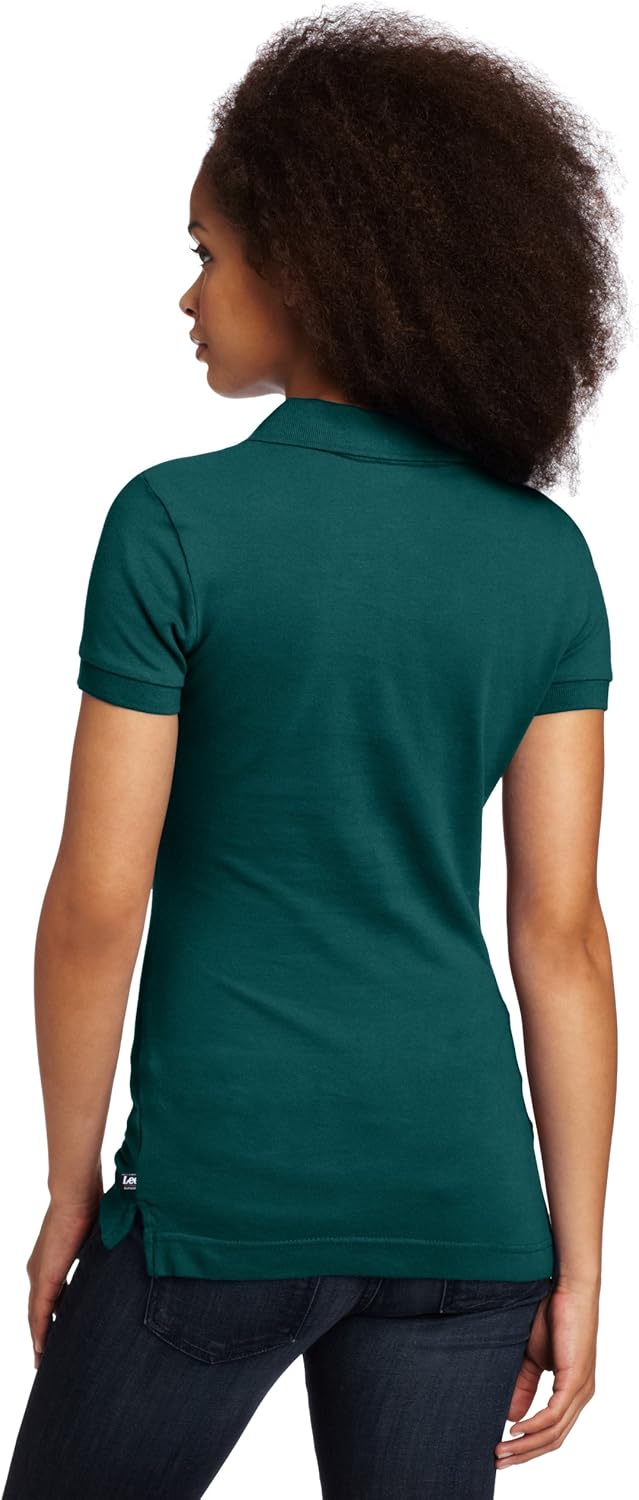 Lee Uniforms Juniors' Stretch Pique Polo Shirt: Polo Shirts: Clothing