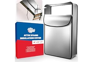Thermal Armor Attic Door Insulation Cover - 54'' x 25'' x 11'' Thickened Attic Stairs Insulation Cover for Pull Down Stair - Attic Door Cover - Attic Insulation Cover - Attic Stairway Insulation Cover